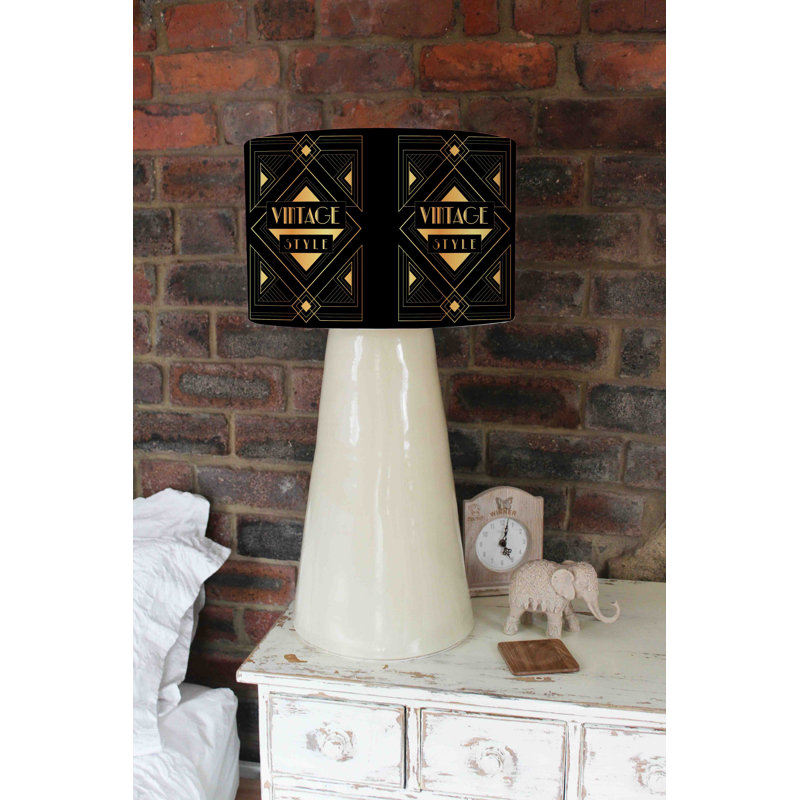 Drum Cotton Pendant Shade ( Uno ), 25cm H x 40cm W x 40cm D