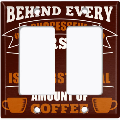 Plaque murale berçante Be-Be-Every Coffee Coffee