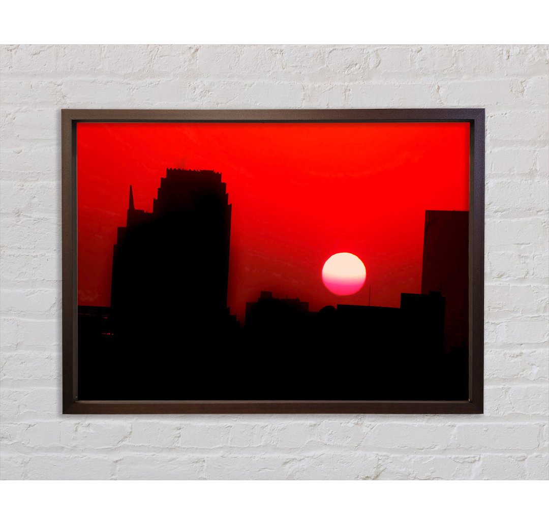 Red City Sundown - Druck