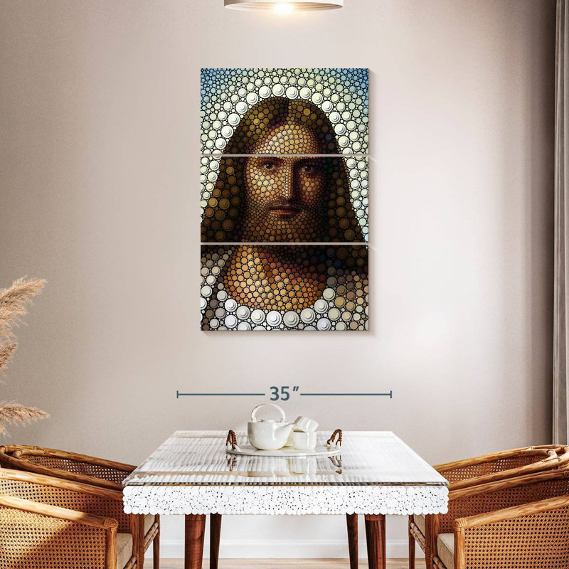 Leisha, Jésus-Christ numérique, H 45 po x l 28 po