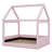 Upholstered House Daybed With LED Light Strips-1608136715