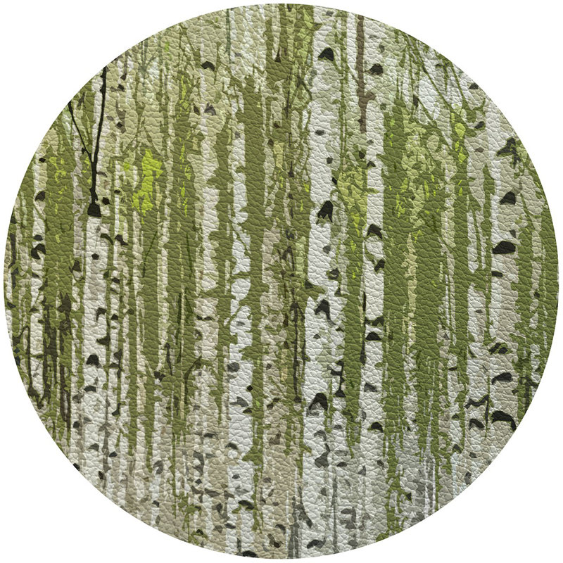 Napperon Birch Forest, Vert