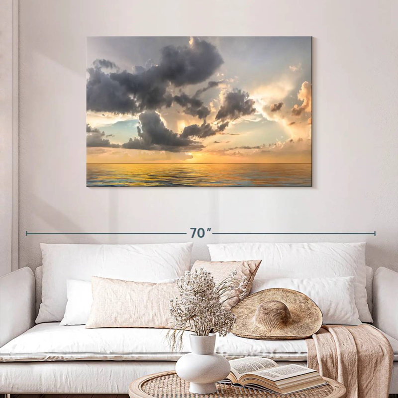 Coucher de soleil Gillard Heavenly, H 30 po x l 45 po