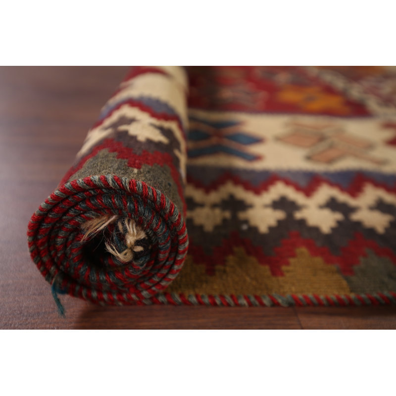 Tapis kilim à teinture végétale 5 x 8
