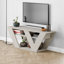 Kirstin TV Stand for TVs up to 48" | Modern Entertainment Unit with V-Shaped Legs-30895996-129677554