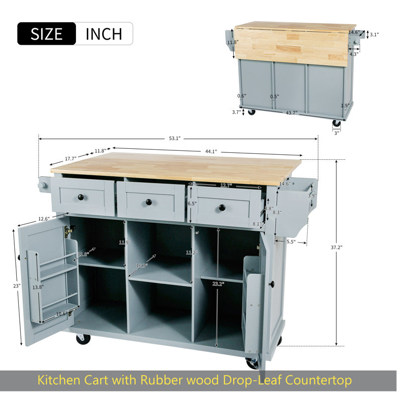 Sanye Accent Cabinet, Gray Blue