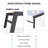 PURPLE LEAF Outdoor Patio Chaise Lounge Set of 2 Aluminum Lounge Chair with Wheels and Side Table Pool Chaise Chair for Outdoor Garden Poolside Beige-84335573