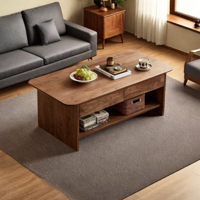 Simple Style Coffee Table with Spacious Top