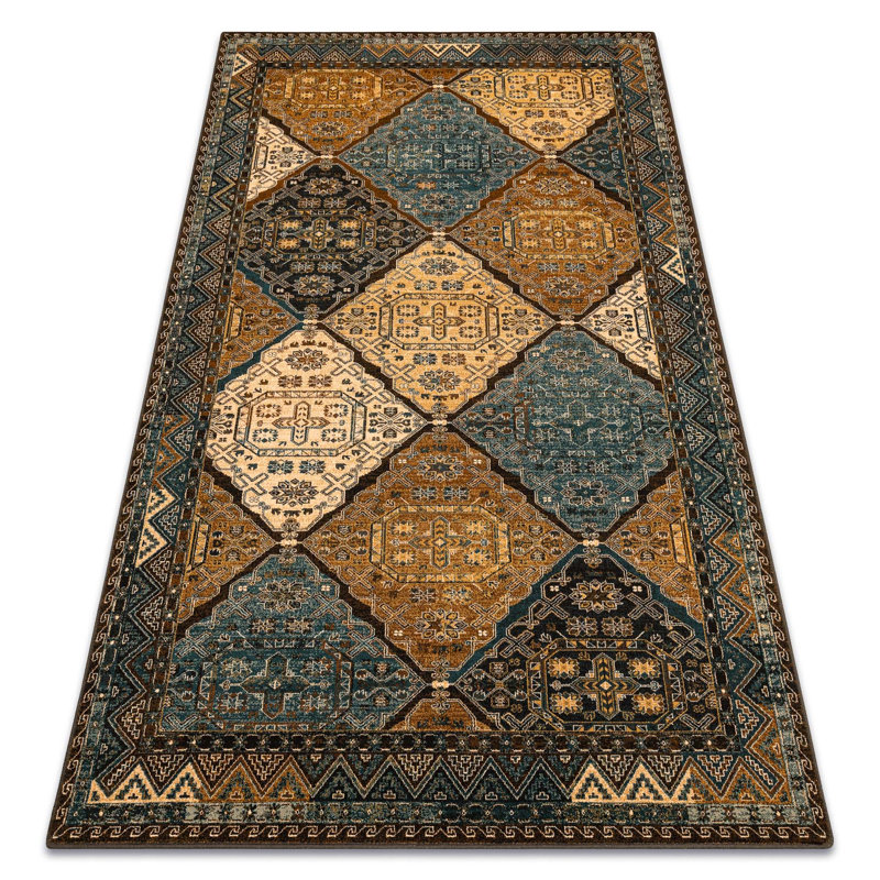 Paolo Oriental Wool Area Rug, Rectangle 170 x 235cm, Beige