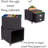 Decorative Storage Shelf w/Removable Bins, Handles, and Wheels – Organize Files