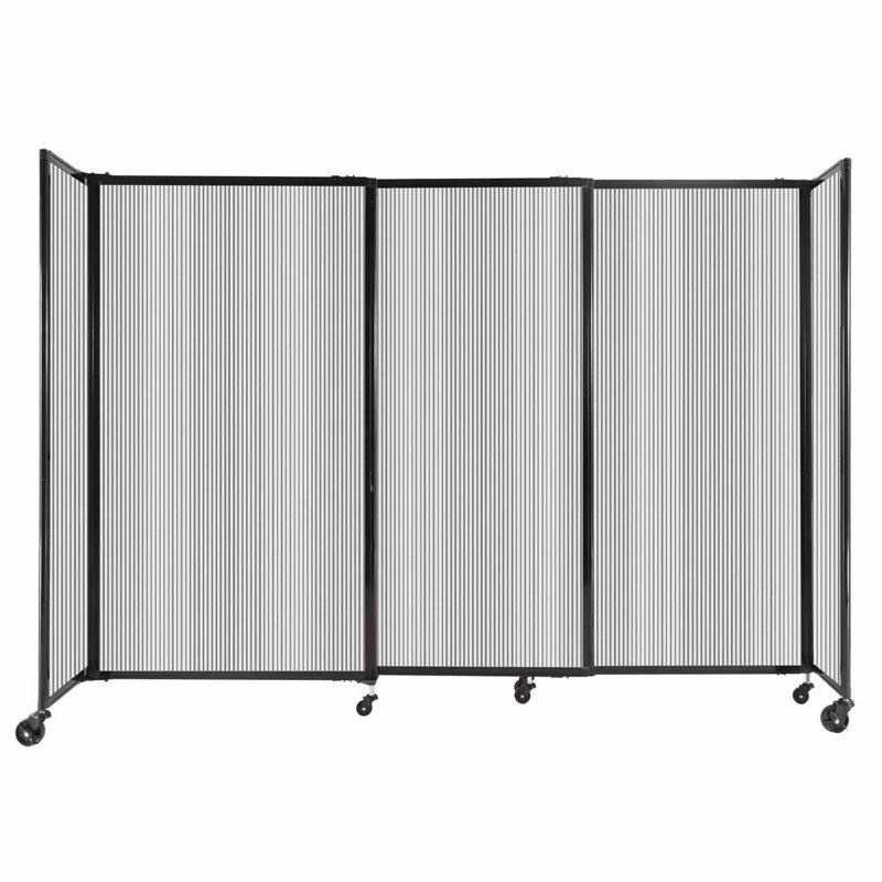 Cloison murale en polycarbonate 360, H 60 po x l 86 po x P 1 po, Transparent