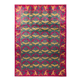 Arts & Crafts One-of-a-Kind 9' 1" X 12' 0" Hand Knotted Area Rug