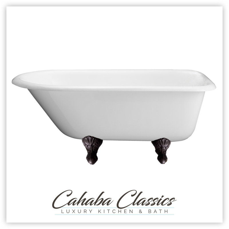 Baignoire de trempage à pattes 30", Bronze huilé