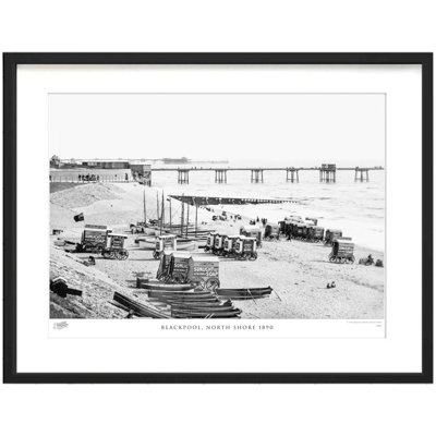 Blackpool, North Shore 1890 - Single Picture Frame Print