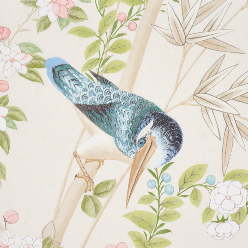 Tissu Schumacher x Miles Redd Brighton Pavilion, Albâtre