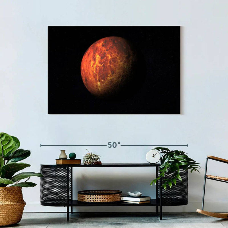 Oberle Planet Mars, 30" H x 45" W