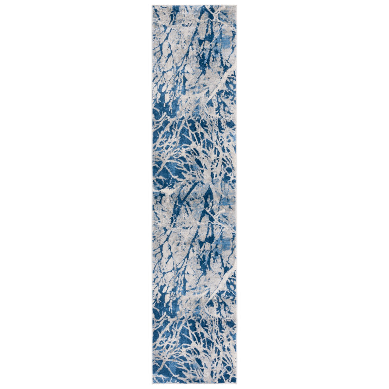 Jasper 100 Performance Abstract Rug, Runner 2' x 9'
