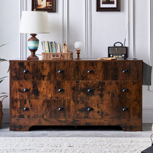 6 Drawer 59.1" W Double Dresser