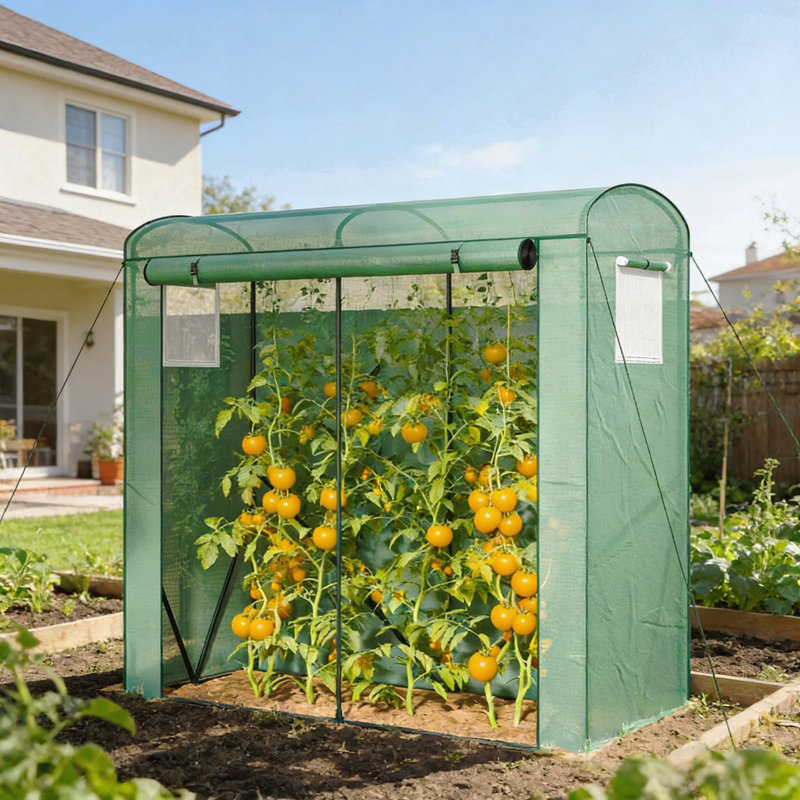 Stable Greenhouse,Mini Greenhouse, Green/Dark Green