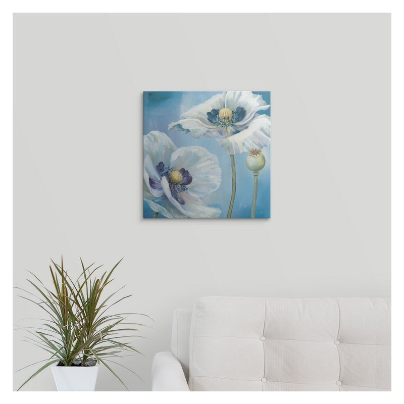 « ii » par lisa audit, reproduction d’art Blue Dance, H 35 po x l 35 po x P 1,5 po, Toile