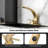 Single-Hole Single-Handle Bathroom Faucet With Drain Assembly-122282165