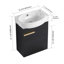 Meuble-lavabo simple 16 po avec comptoir en céramique