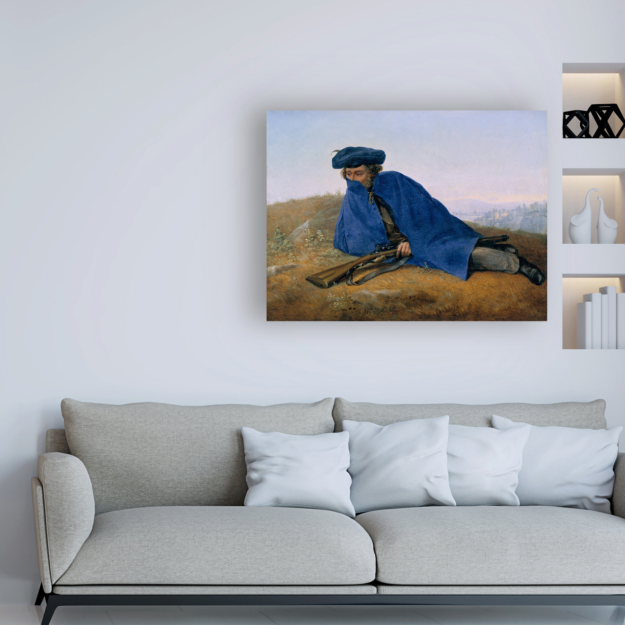 Charlton Home® Outpost Duty On Canvas by Kersting Painting | Wayfair