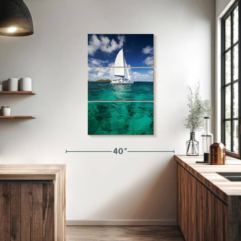 Mehar Catamaran Boat, H 38 po x l 24 po