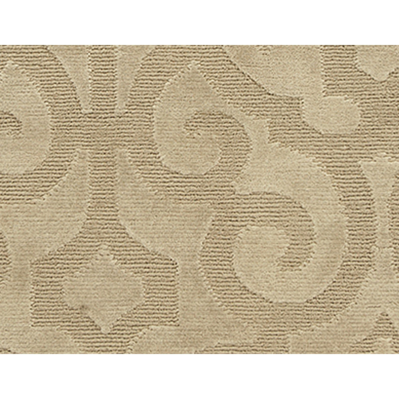 Damask Area Rug in Sand Dollar/Beige, Rectangle 9' x 12'