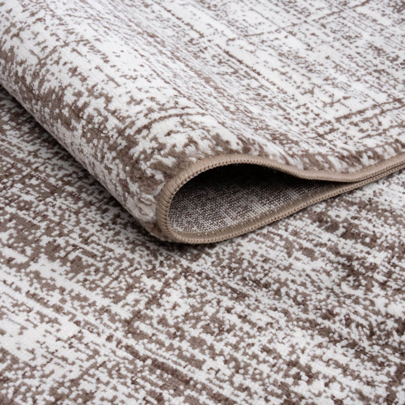 Montana Collection Rectangle Abstract Area Rug, 80X150 cm