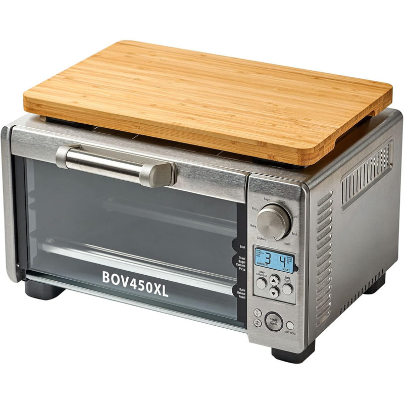 Cutting Board Compatible With Mini Smart Oven, Countertop Oven Accessory With Heat-Resistant Non-Slip Silicone Feet To Create Storage Space And Protect Cabinets