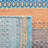 Gulbranson Striped Handmade Flatweave Cotton Area Rug in Gray/Blue/Orange-335683688