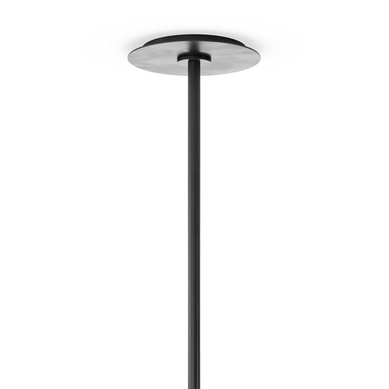 Nova 19 - Light Chandelier, White, Black Gunmetal