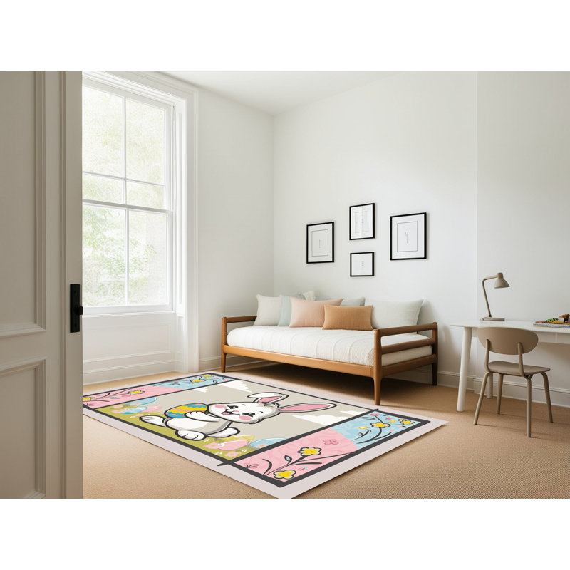 Tapis de vacances de Pâques The Holiday Aisle®, Rectangle 4pi x 6 pi