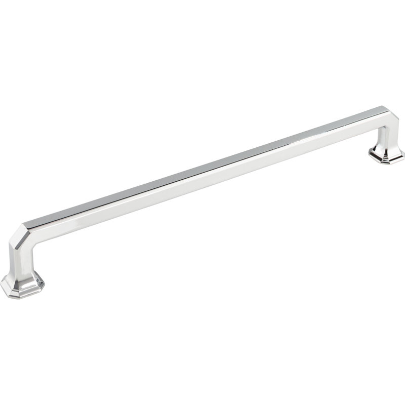 Emerald 12" Center to Center Appliance pull, Polished Chrome