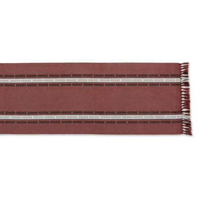 Aleahya Striped 100% Cotton Table Runner