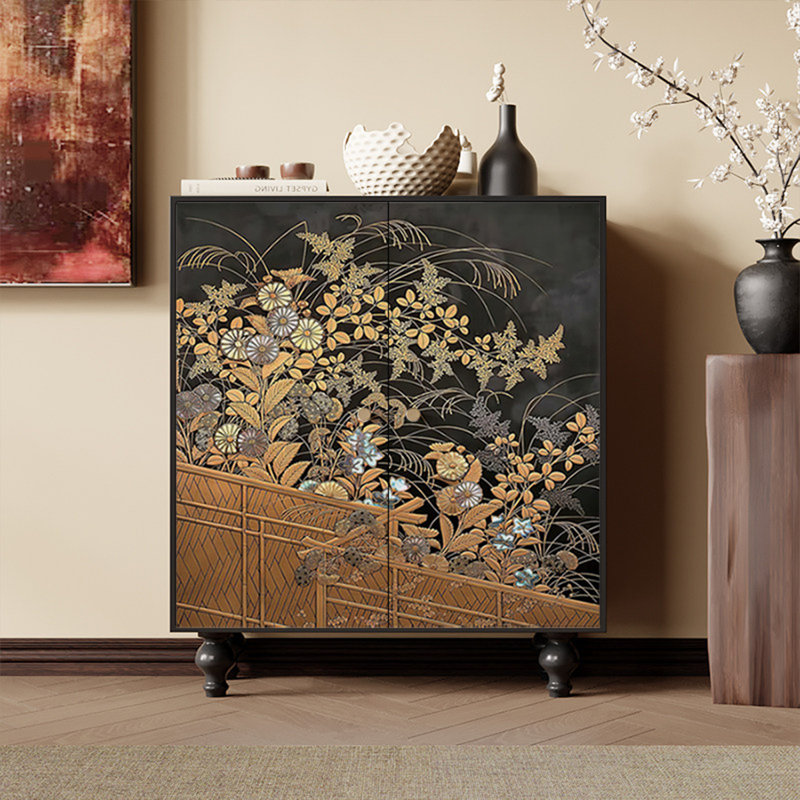 Armoire de rangement en bois massif