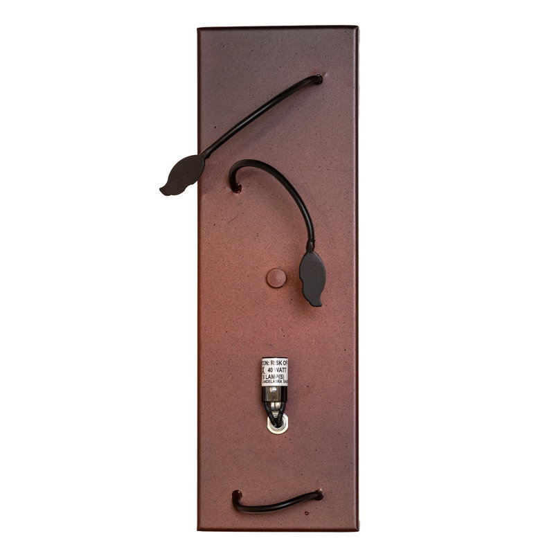 Tuscan Vineyard 1 - Light Flush Mounted Sconce, T6.5, Black, Blue
