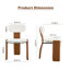 Ensemble de table et de chaises pour 4 personnes avec plateau en pierre frittée-2102087617