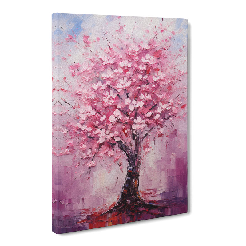 Cherry Blossom Tree Expressionism No.3 - Print, 60cm H x 40cm W x 3cm D