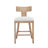 Counter Stools Set Of 2, Upholstered Counter Height Bar Stools With Solid Rubber Wood Frame, Backrest, Footrest, Armless Barstools For Home Bar, Kitchen Counter-1842419999