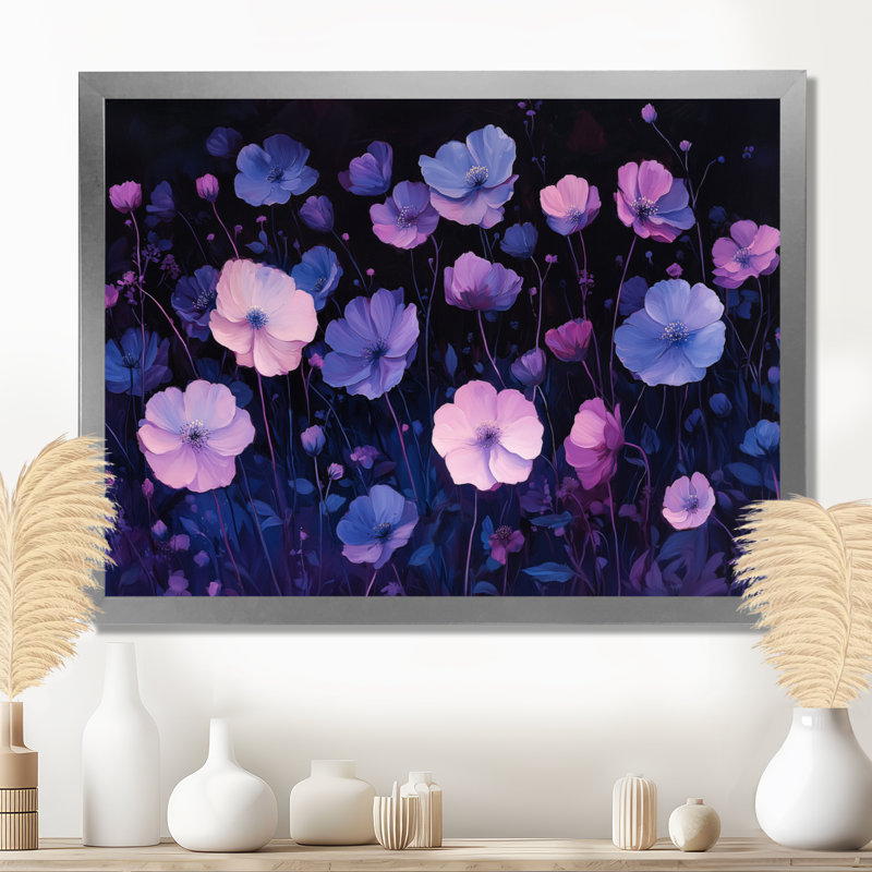 Décoration murale Iphagenia, Argent, H 24 po x l 32 po, Picture Framed