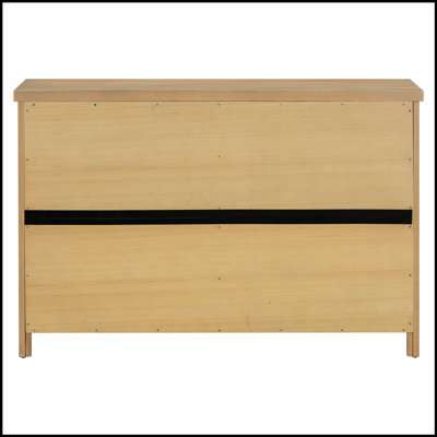 4-Door Storage Sideboard with Adjustable Shelves and Retro Atimon Handles ,Ample Storage,Pinewood Legs,for Living Room, Study, and Entryway