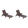Montezuma Outdoor Chaise Lounge Set
