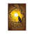 Classic Brown Wood Floater Framed