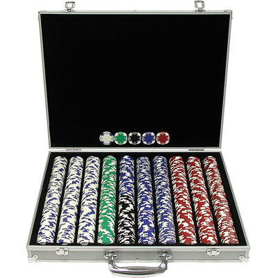 Trademark Global Resin 40 Poker Chips