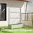 Resin Planter Box With Trellis(Ashen)-1123400862