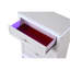 Commode Marylynne en blanc laiteux