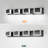 4-Light Modern LED Vanity Light, Bathroom Wall Fixture Over Mirror-119629139-119629134-119629140