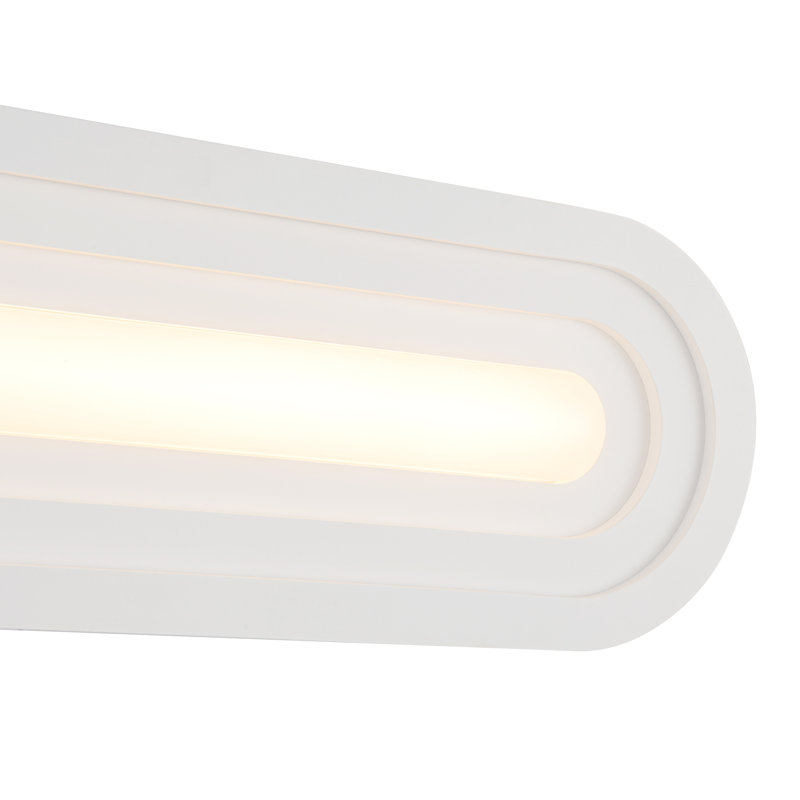 Arco 32-In Vanity Light, 28 W, White, 32.38" Wide